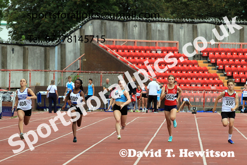 100 metres, Gateshead Tartan Games.  Photo: David T. Hewitson/Sports for All Pics